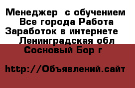 Менеджер (с обучением) - Все города Работа » Заработок в интернете   . Ленинградская обл.,Сосновый Бор г.